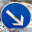 Keep Right Sign