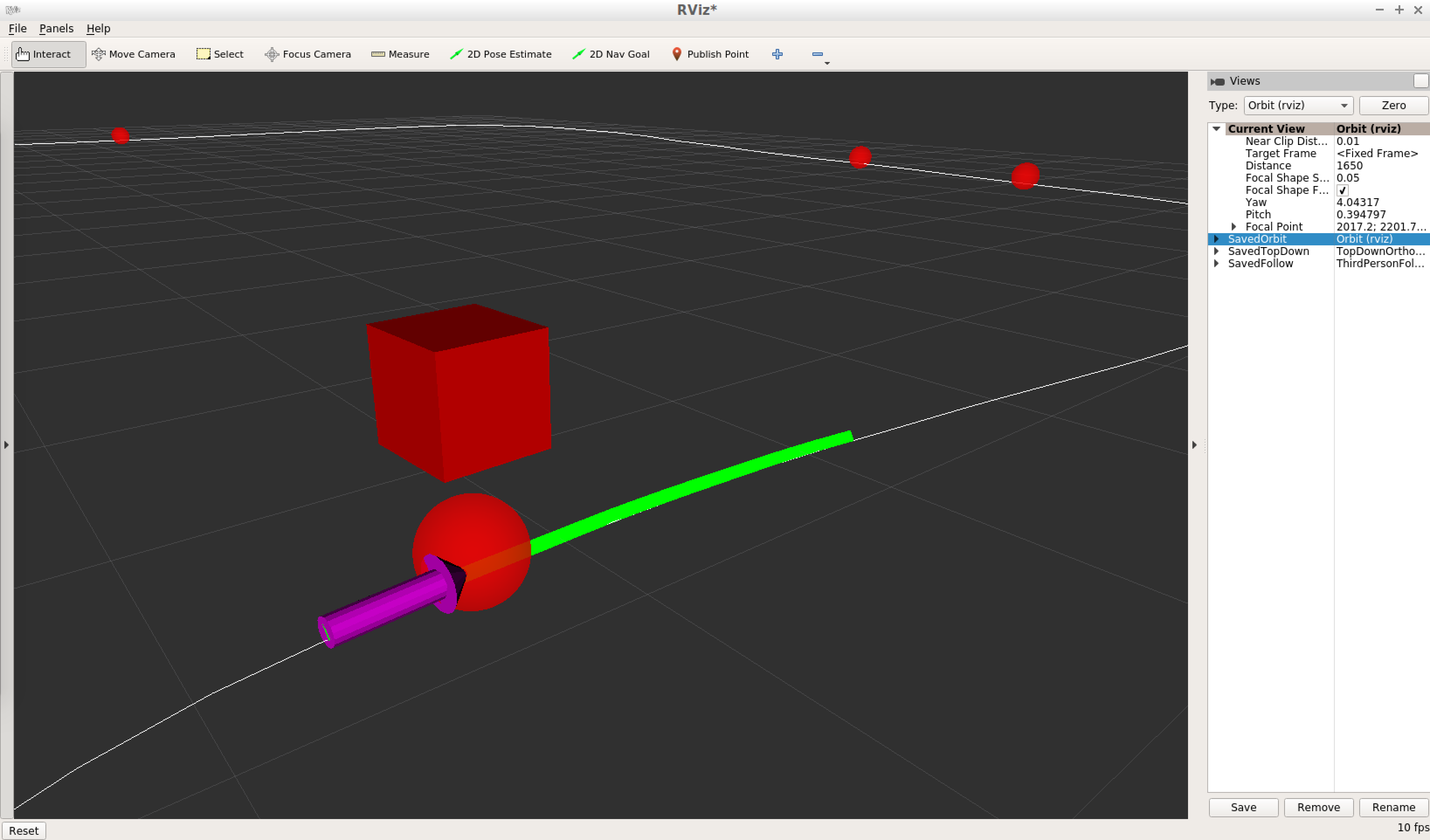 SDC Visualization RViz